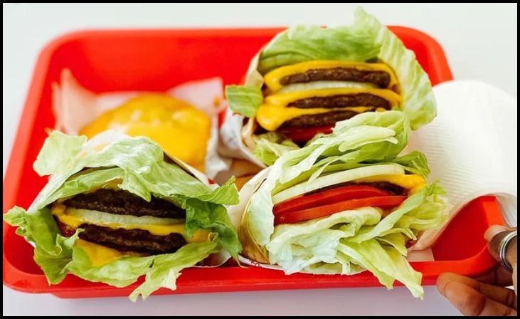 In-N-Out Burger's Protein Style Hamburger