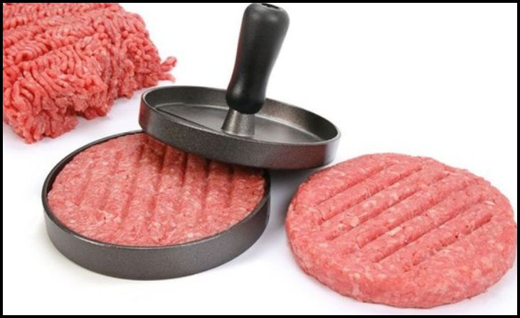  Pressing’ the patties as they cook