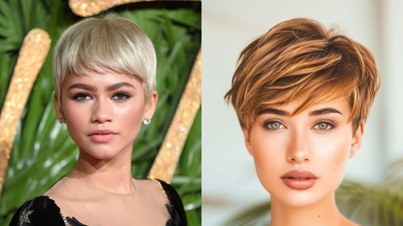 9 Bold and Gorgeous Asymmetrical Pixie Cuts